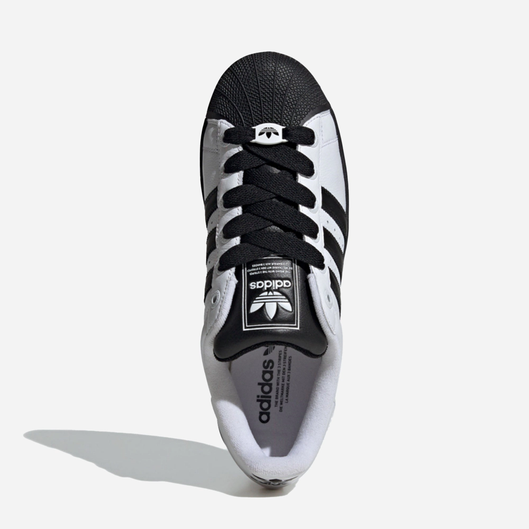 Adidas Originals | SUPERSTAR II { CLOUD WHITE/CORE BLACK Unbeatable flexibility Adaptive Lacing Mechanism