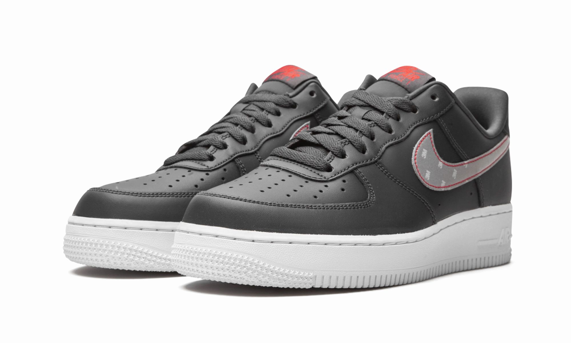 Air Force 1 '07 3M "Anthracite" Square Toe Design