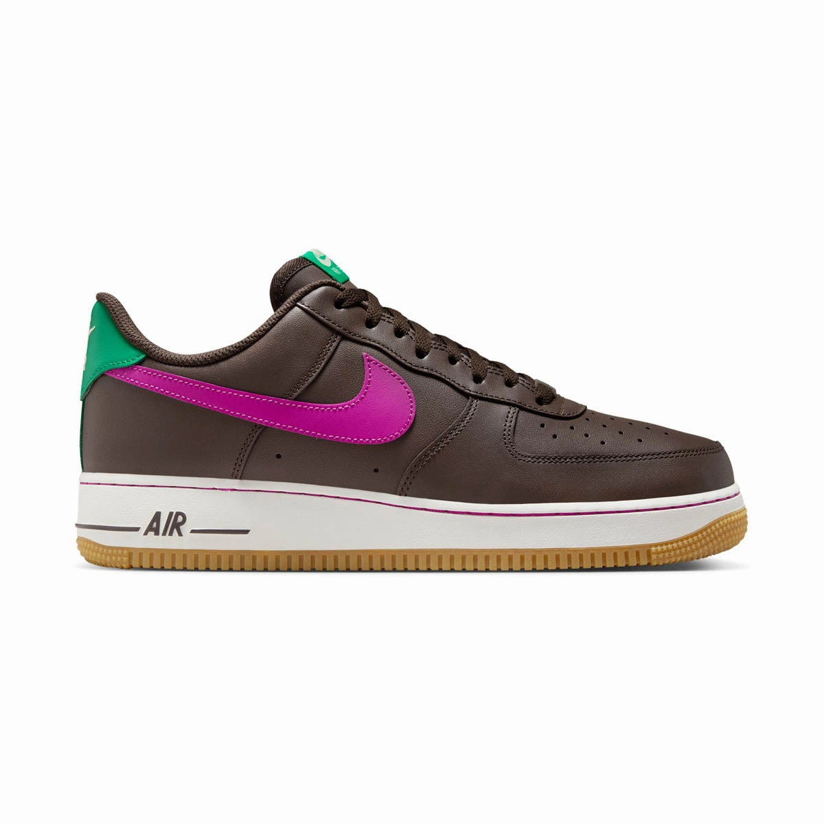 Air Force 1 '07 'Baroque Brown Vivid Purple' Men's Shoes Comfortable ankle support Flex Support Design