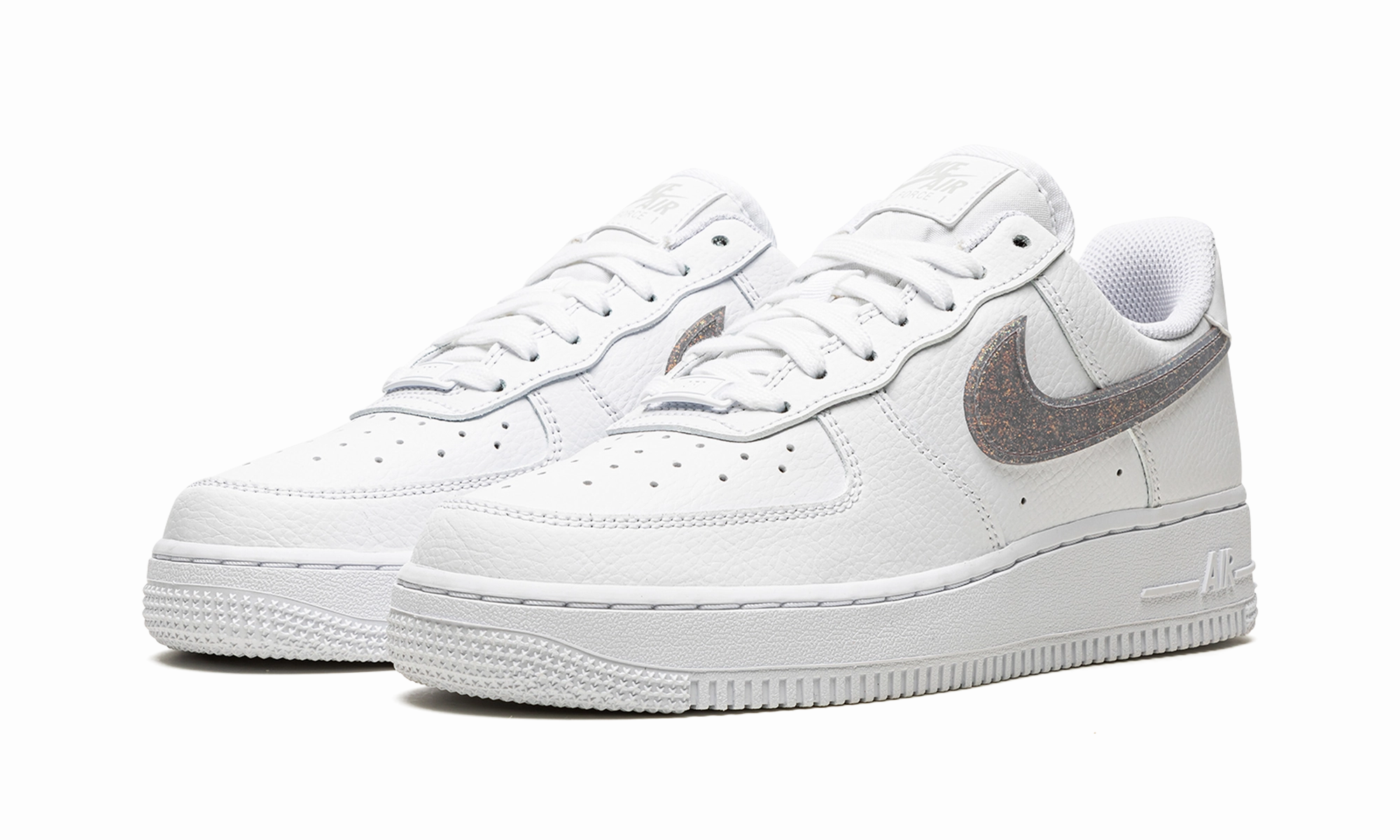 AIR FORCE 1 '07 ESS WMNS "Glitter Swoosh - Canyon Purple" Fresh Touch Secure Motion