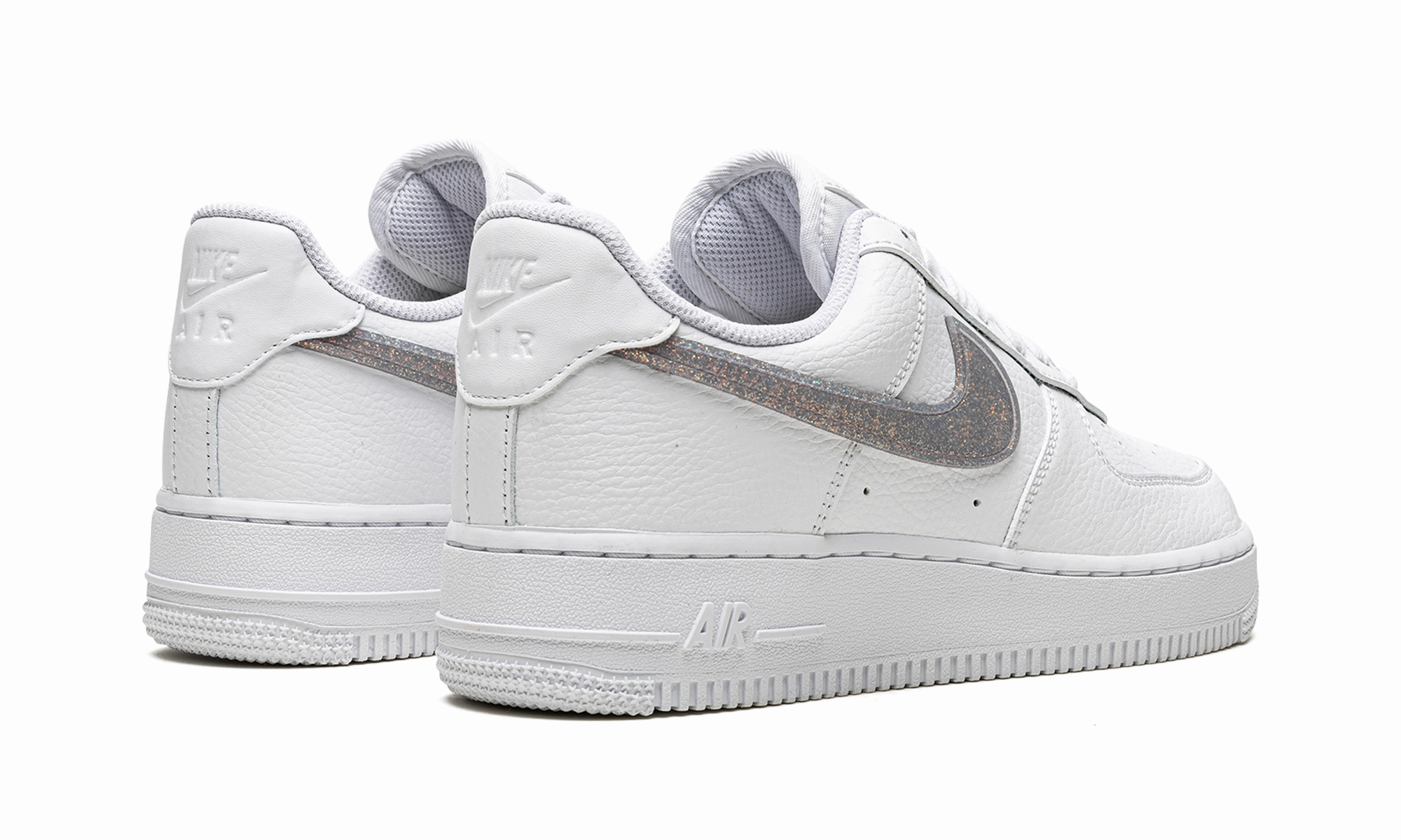 AIR FORCE 1 '07 ESS WMNS "Glitter Swoosh - Canyon Purple" Lightweight Style