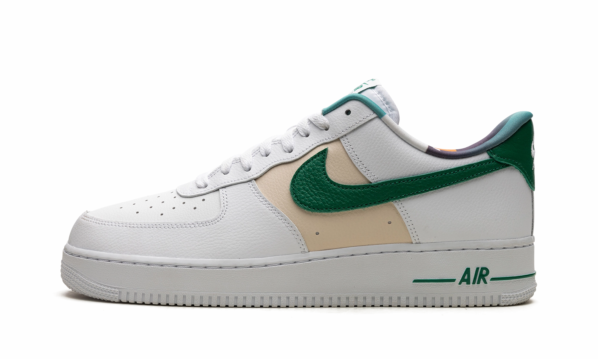 Air Force 1 '07 LV8 EMB "White Malachite" Minimal Stitch Campus Hike