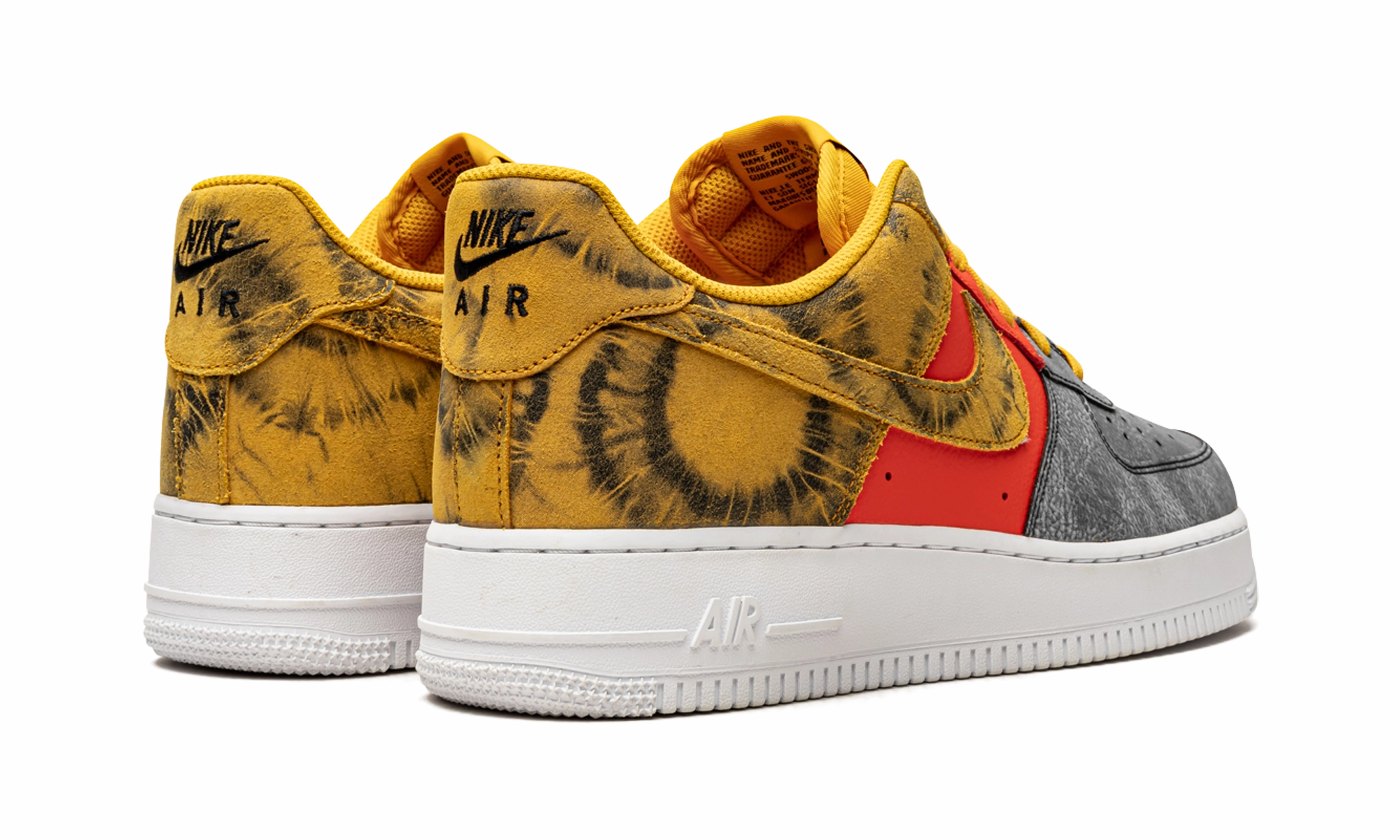 Air Force 1 '07 LV8 "Dark Sulphur Tie-Dye" Walk With Ease River Jog