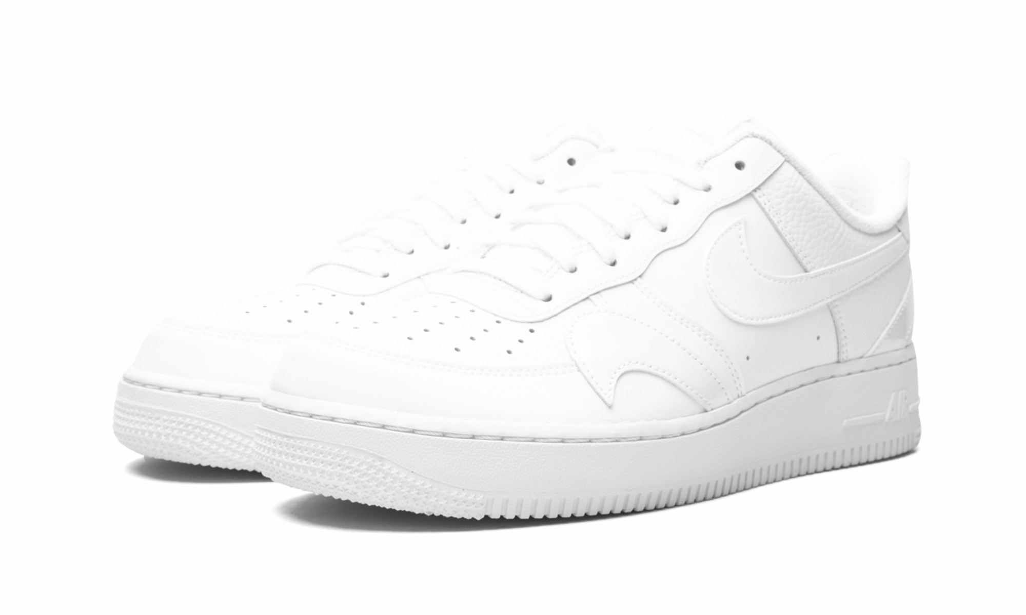 Air Force 1 '07 LV8 "Misplaced Swoosh - Triple White" boots Smooth Move