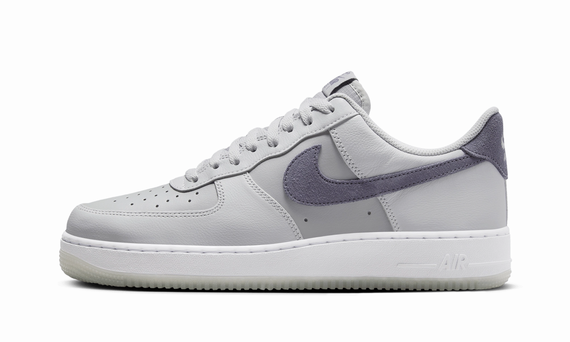 Air Force 1 '07 LV8 "Pure Platinum / Light Carbon" Lightweight Walking Shoes
