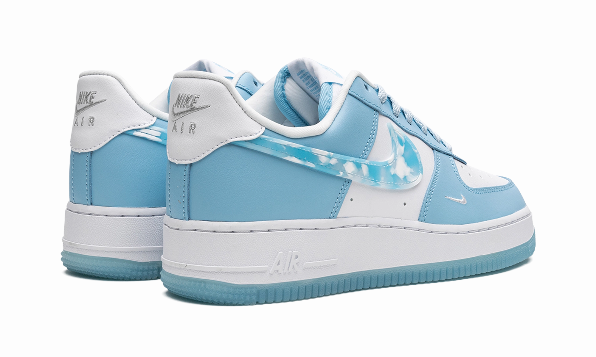 AIR FORCE 1 '07 LX MNS WMNS "Nail Art White Blue" Calm Walk