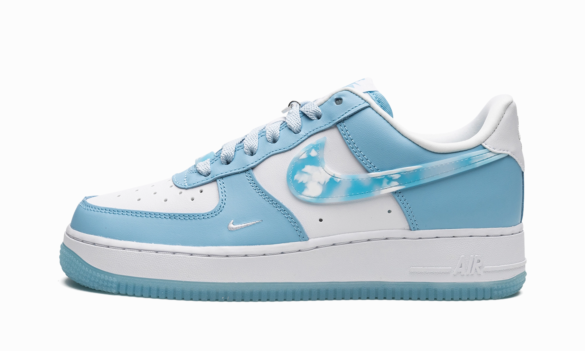 Feather Light Soft Build AIR FORCE 1 '07 LX MNS WMNS "Nail Art White Blue"