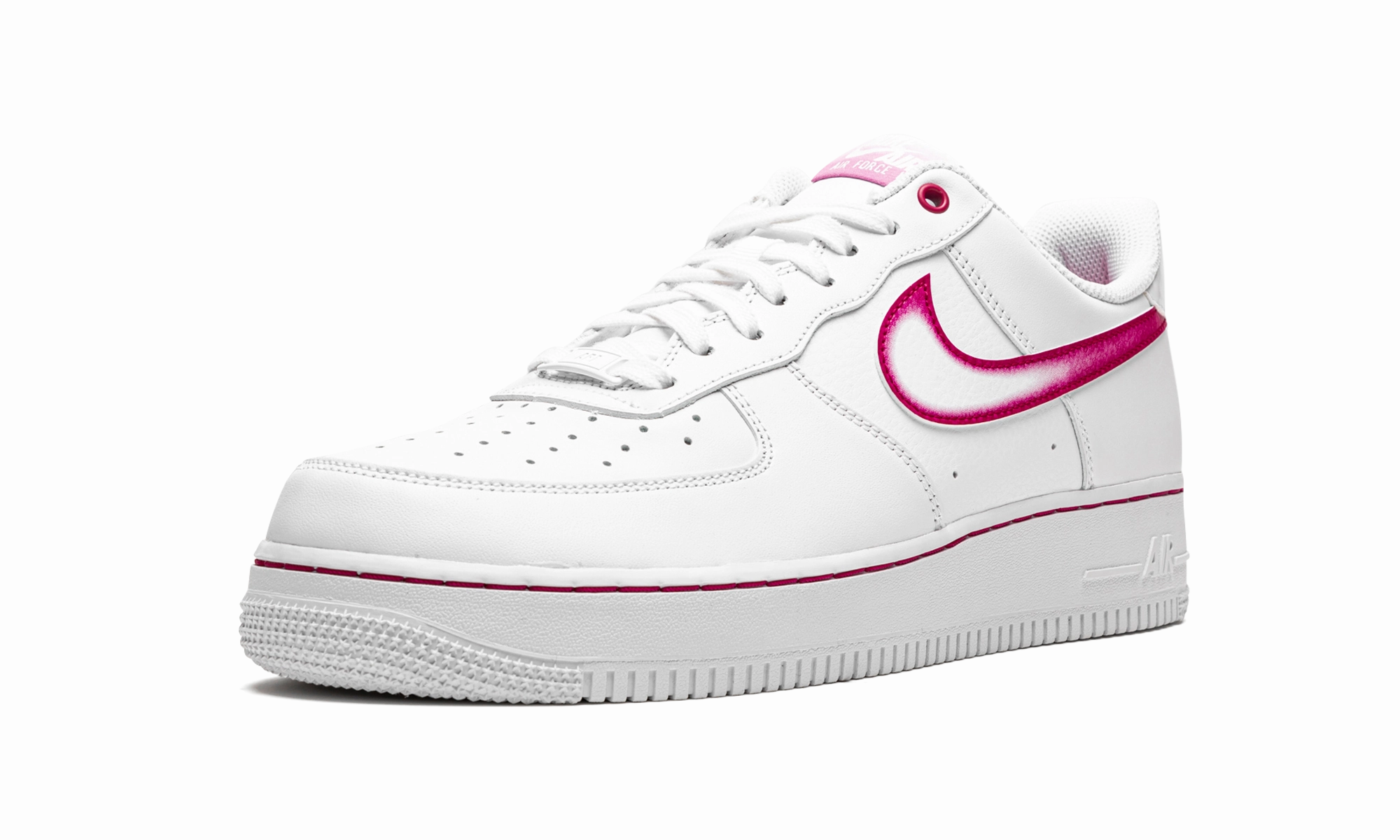 AIR FORCE 1 '07 MNS WMNS "Airbrush - Pink" Cushioned Step