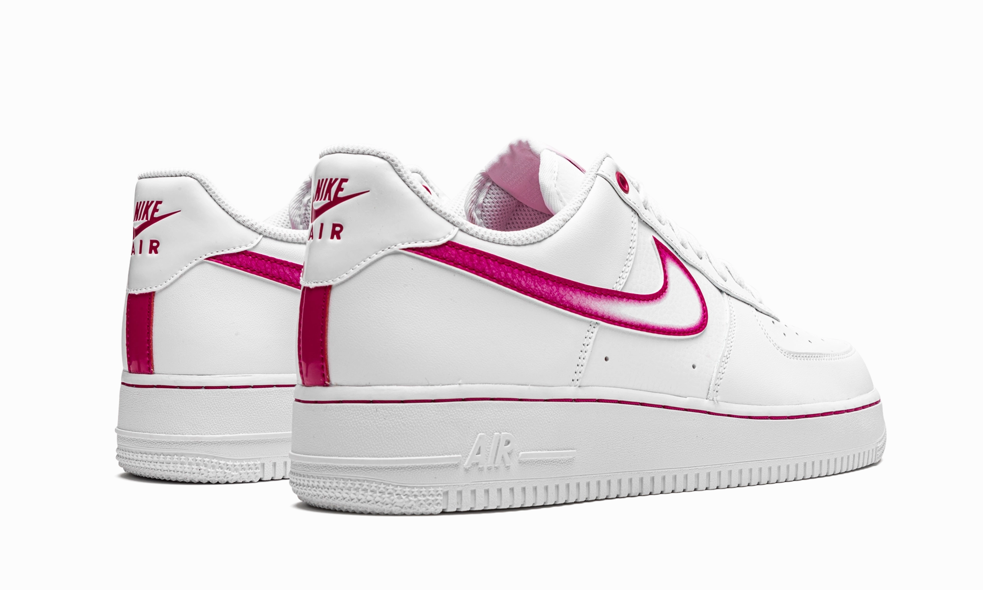 Shock Diffusing Plate Comfy Walk AIR FORCE 1 '07 MNS WMNS "Airbrush - Pink"