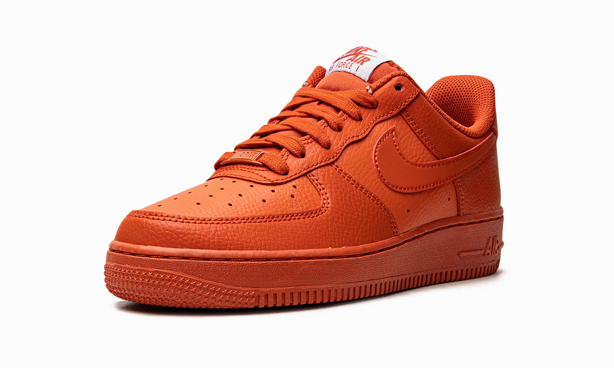 AIR FORCE 1 '07 MNS WMNS "Triple Orange" Comfort Linings