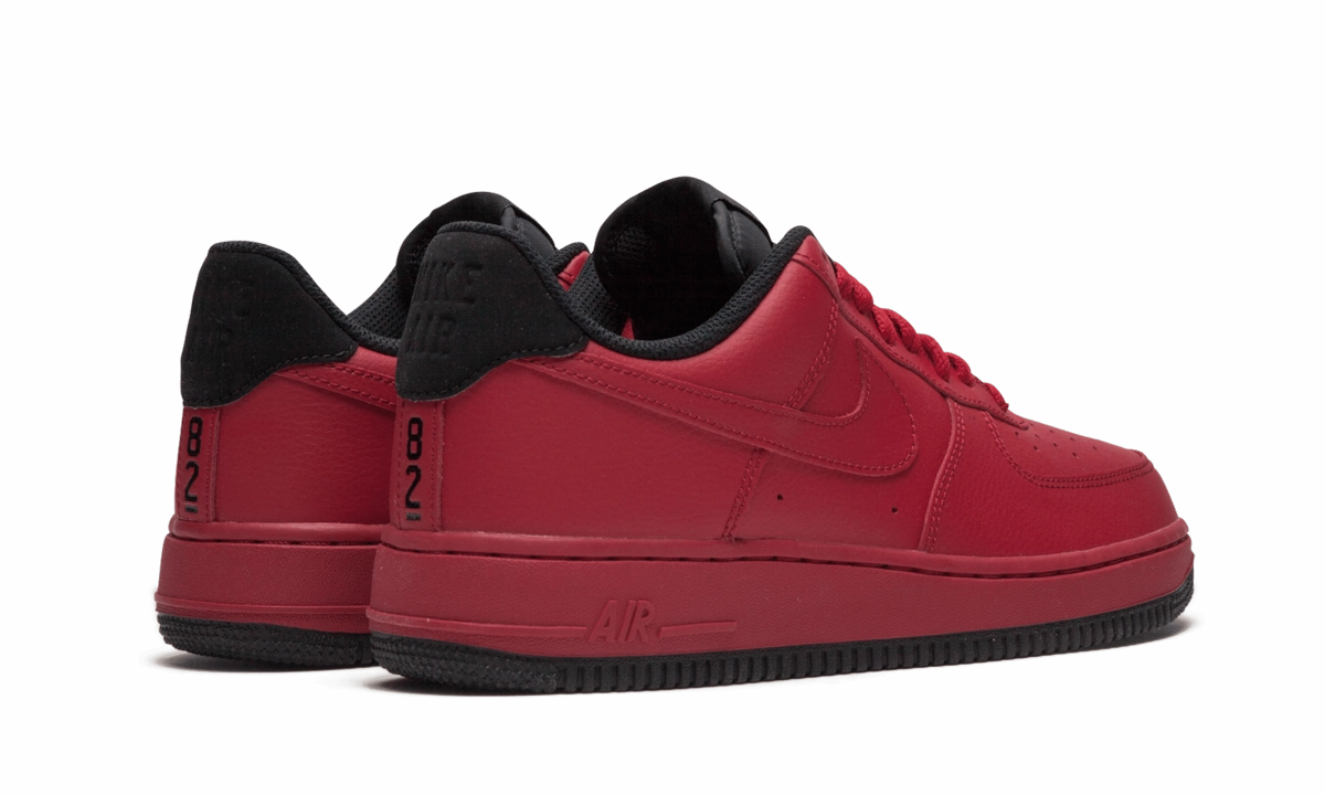Air Force 1 '07 "Gym Red / Black" Comfy Walking Quick Outing