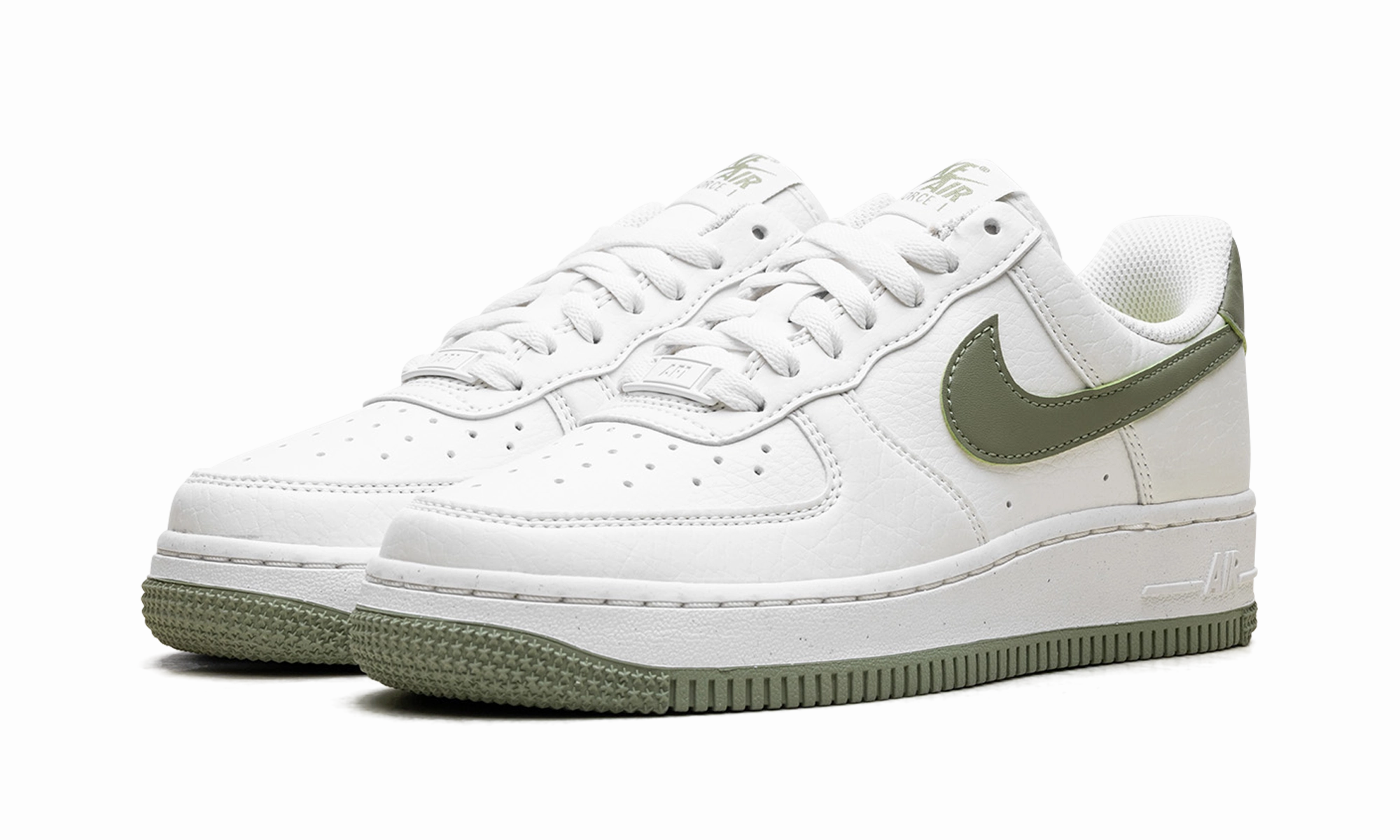 Air Force 1 '07 WMNS "Next Nature Oil Green" Metal Pop foam