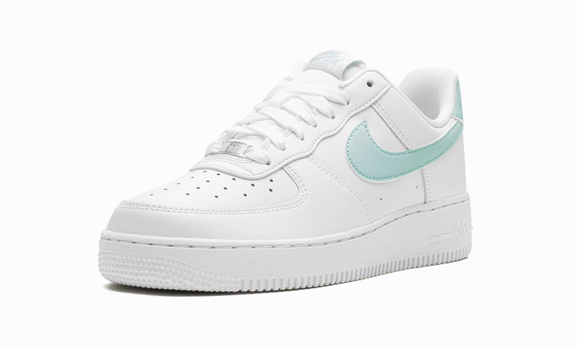 Trail Path walking shoes AIR FORCE 1 '07 WMNS "White / Jade Ice"