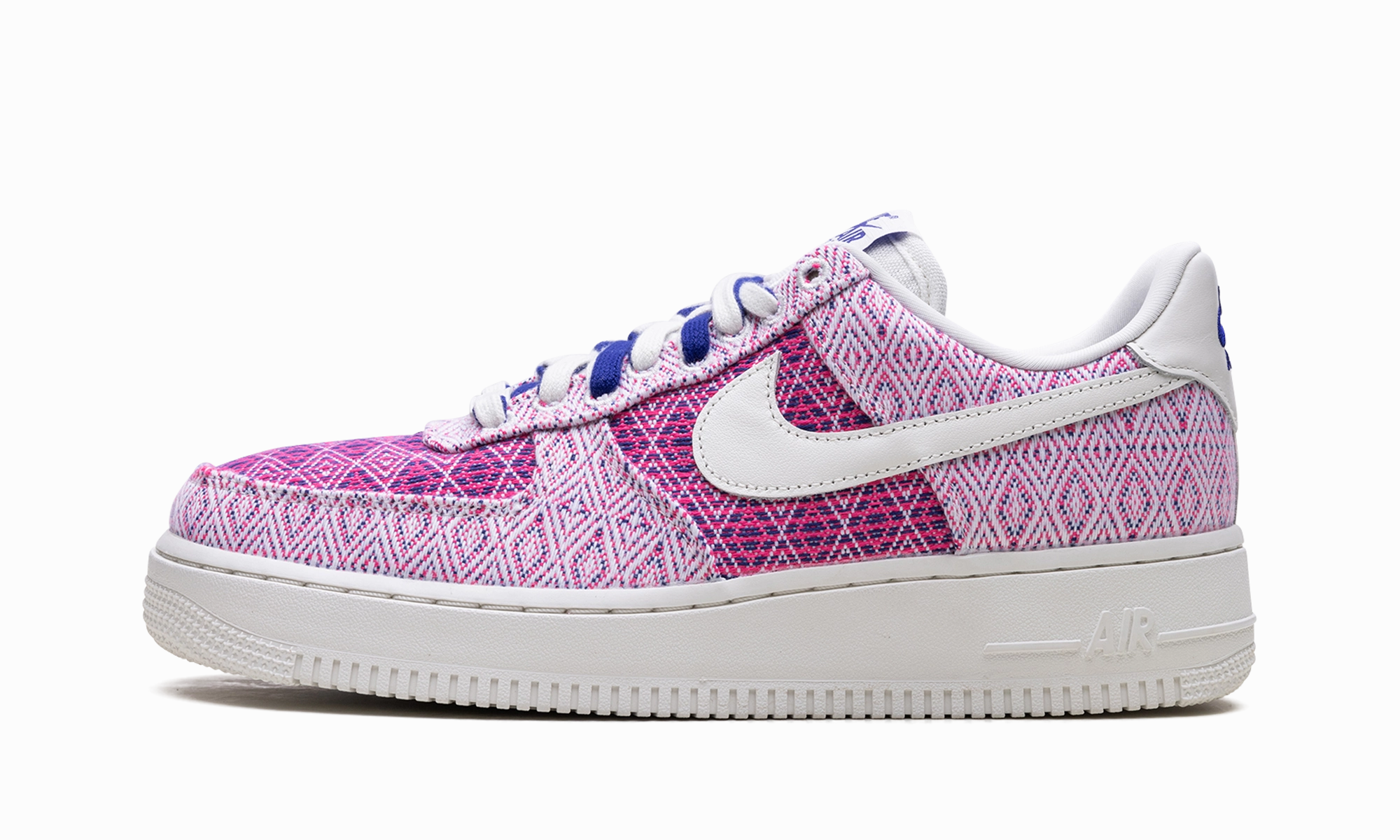 Air Force 1 '07 WMNS "Woven Together - Pink" Cushioned ride Square Toe