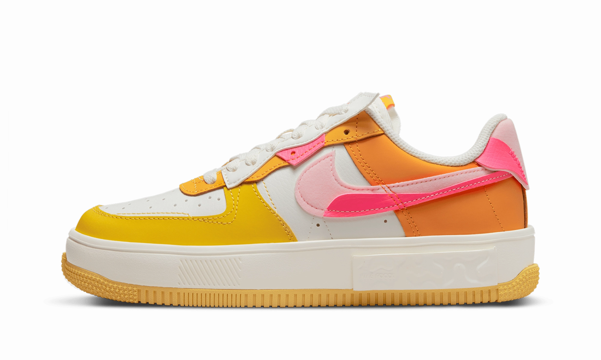 Smart option Storm Step AIR FORCE 1 FONTANKA MNS WMNS "Summit White/Solar Flare/Medium Soft Pink/Hyper Pink"