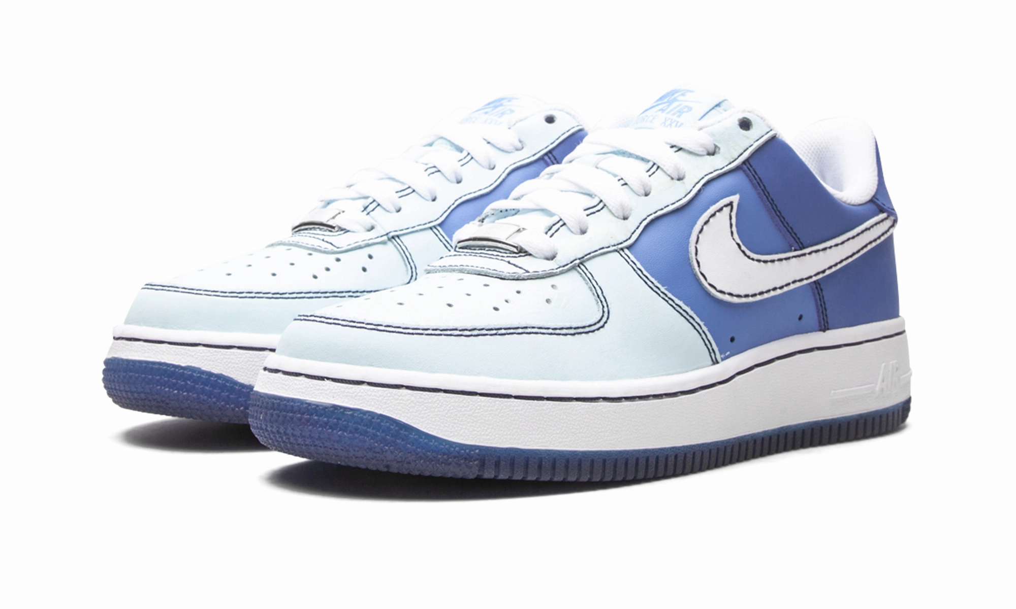Flat Style Slide Hike Air Force 1 GS "Glacier Blue"