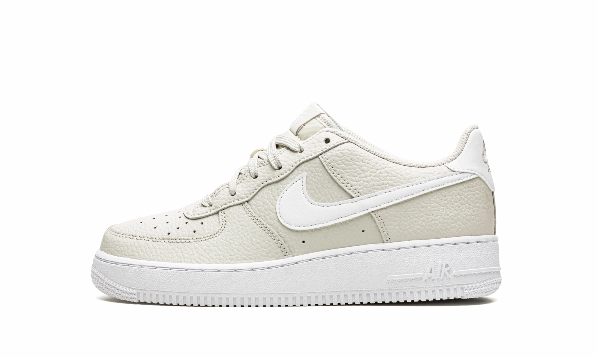 Trail Step Stretch Laces Air Force 1 GS "Light Bone"