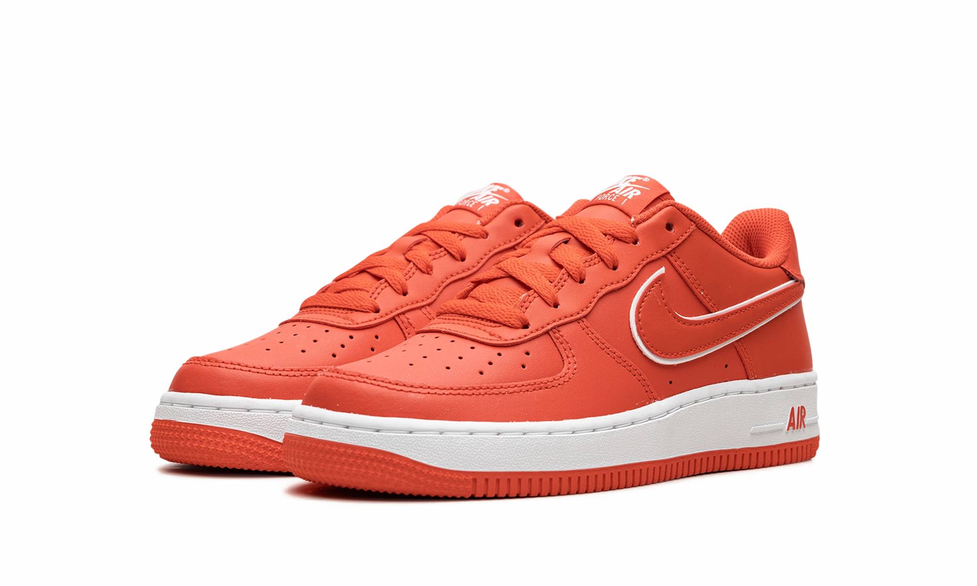 Holiday Outfit Wide Toe Box Design Air Force 1 GS "Picante Red"