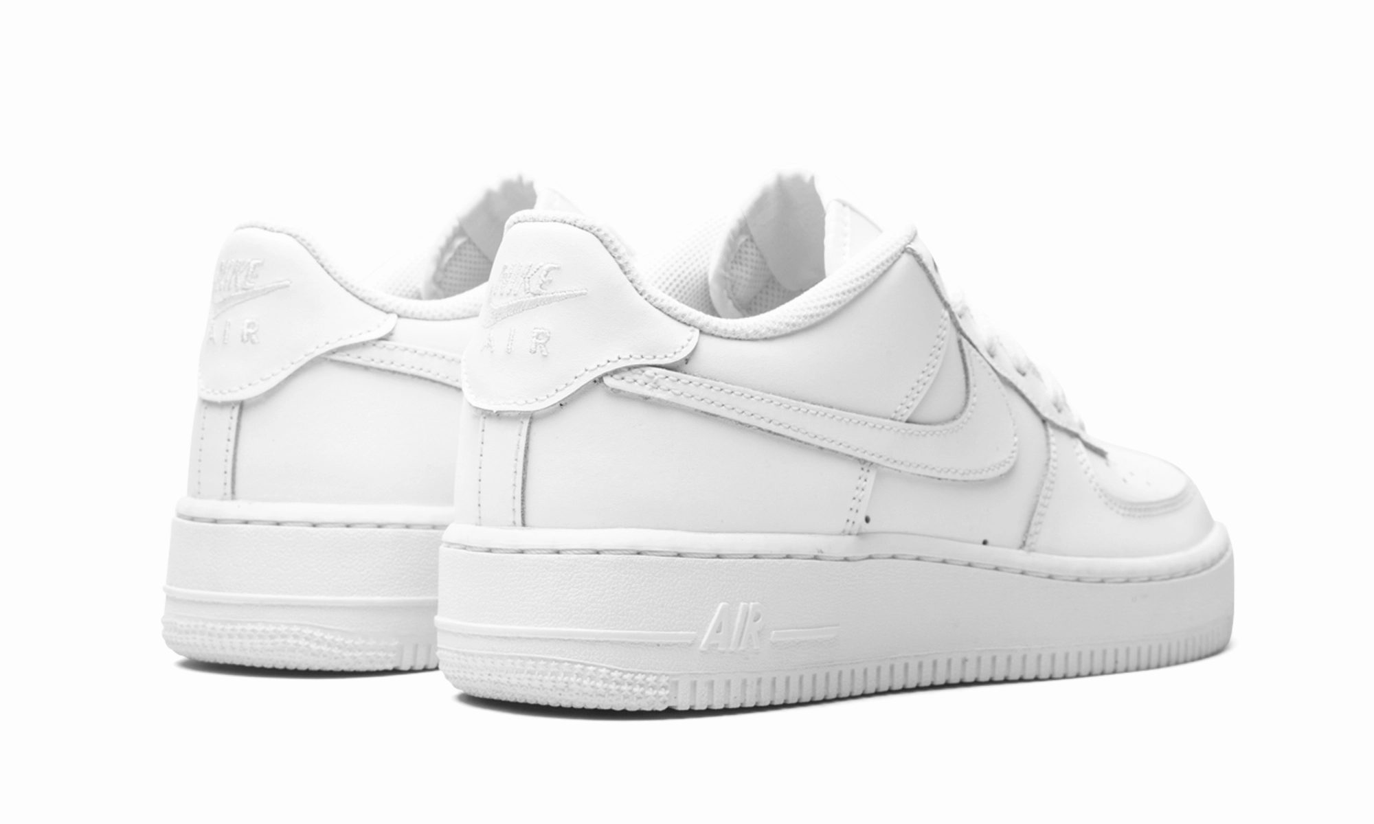 Hybrid Look Sneaker Style Air Force 1 GS "White on White"