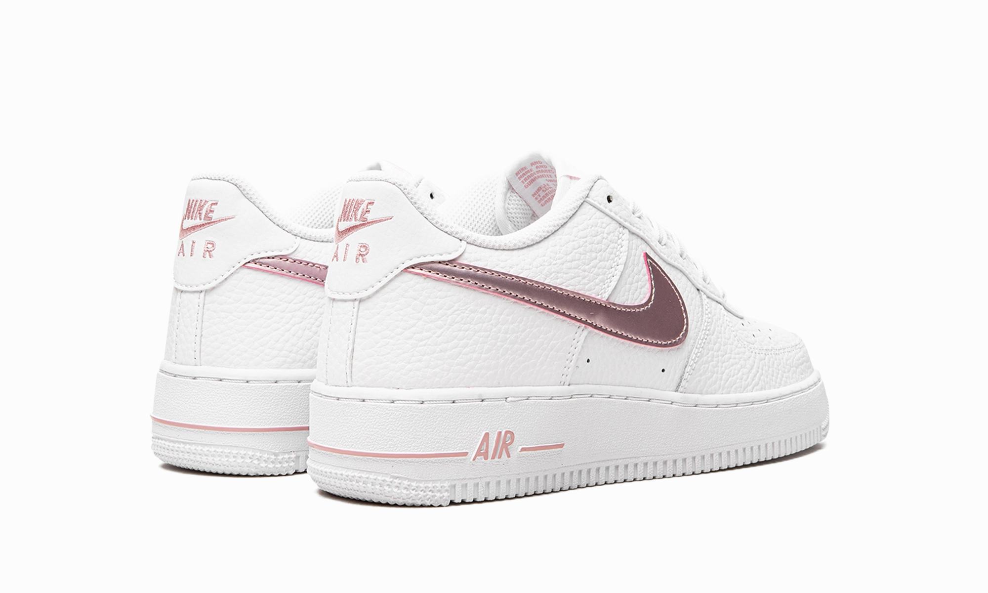 Casual Comfort Flex Air Force 1 GS "White/Pink Glaze"