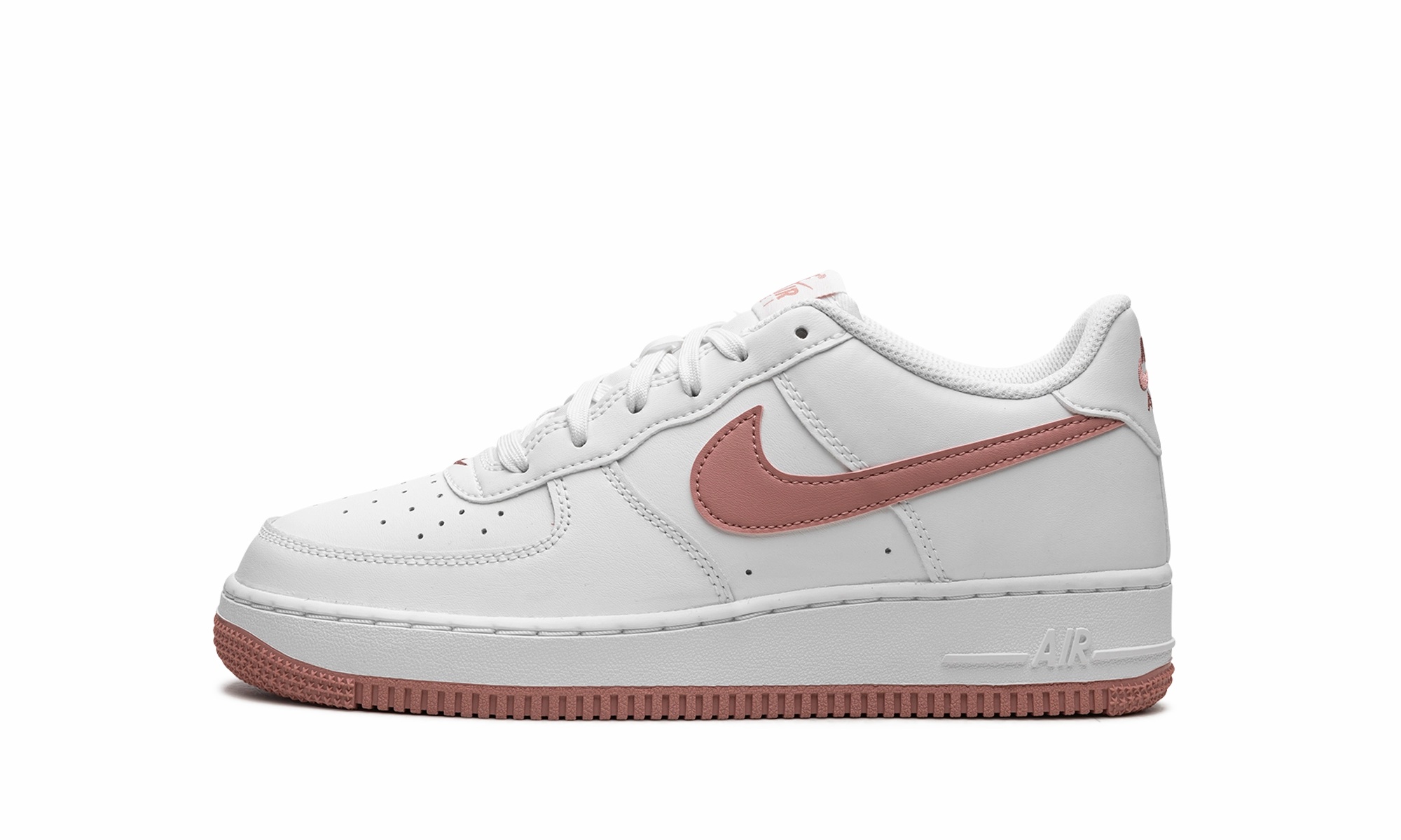 Smooth Fit Air Force 1 GS "White Red Stardust"