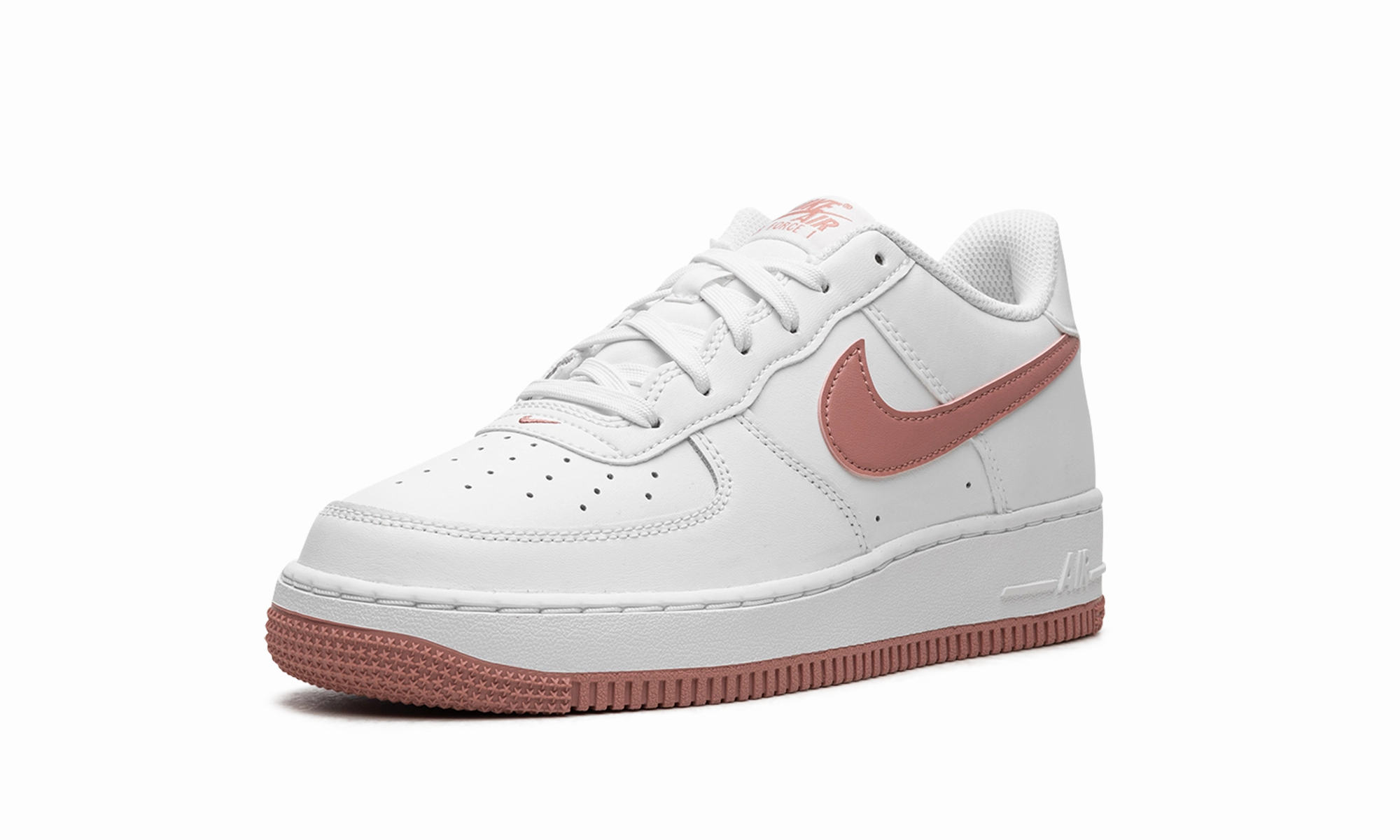 Air Force 1 GS "White Red Stardust" Tidy Form Happy Steps