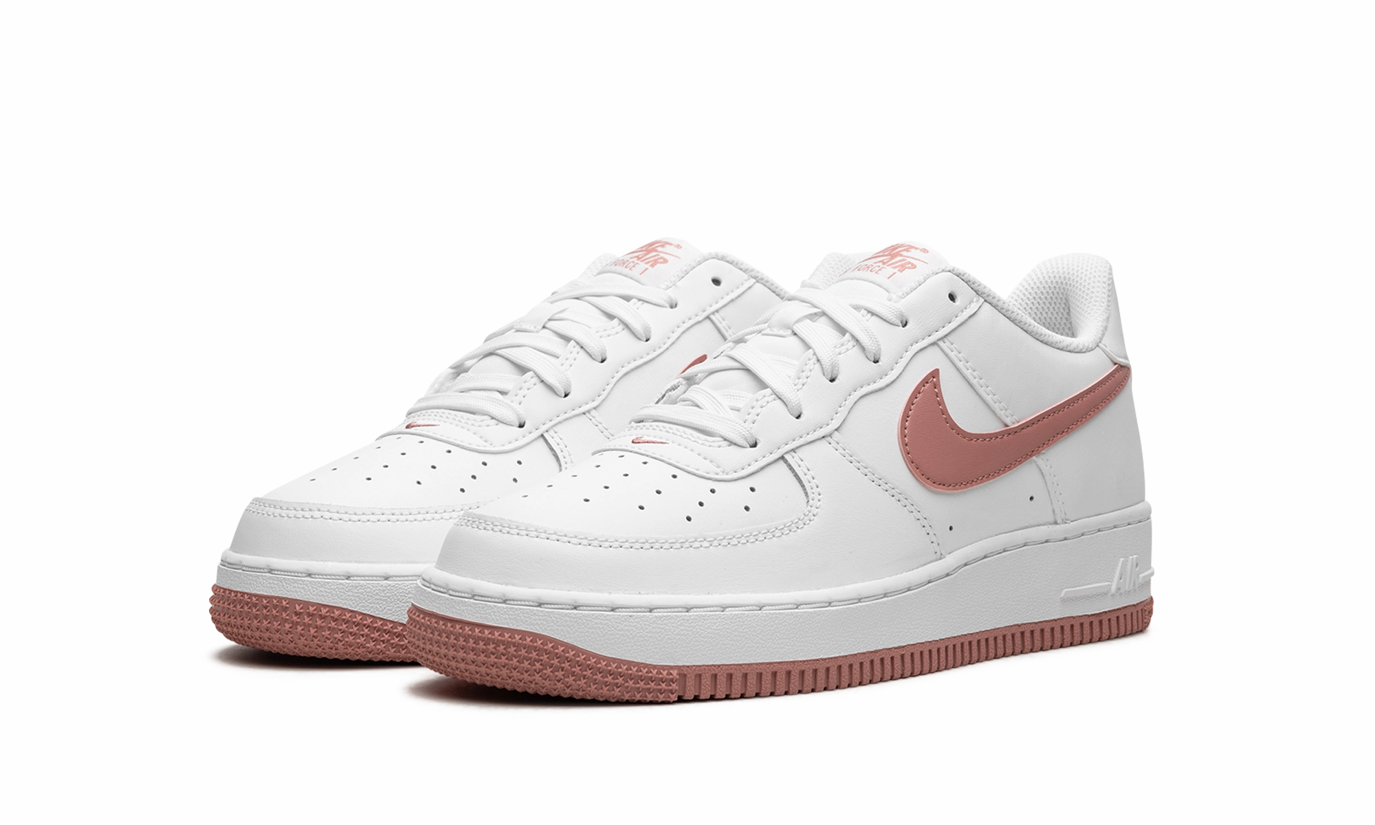 Hop Hike Walk Style Air Force 1 GS "White Red Stardust"