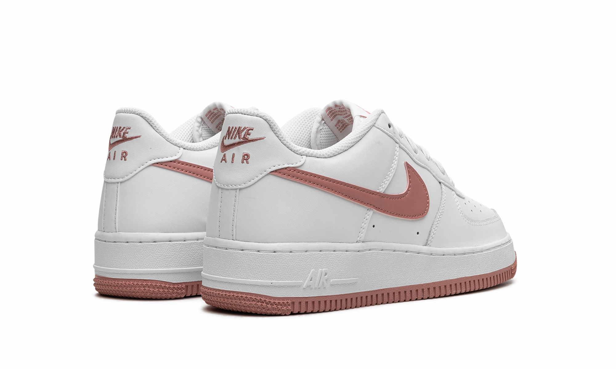 Guide Step Quick Jog Air Force 1 GS "White Red Stardust"