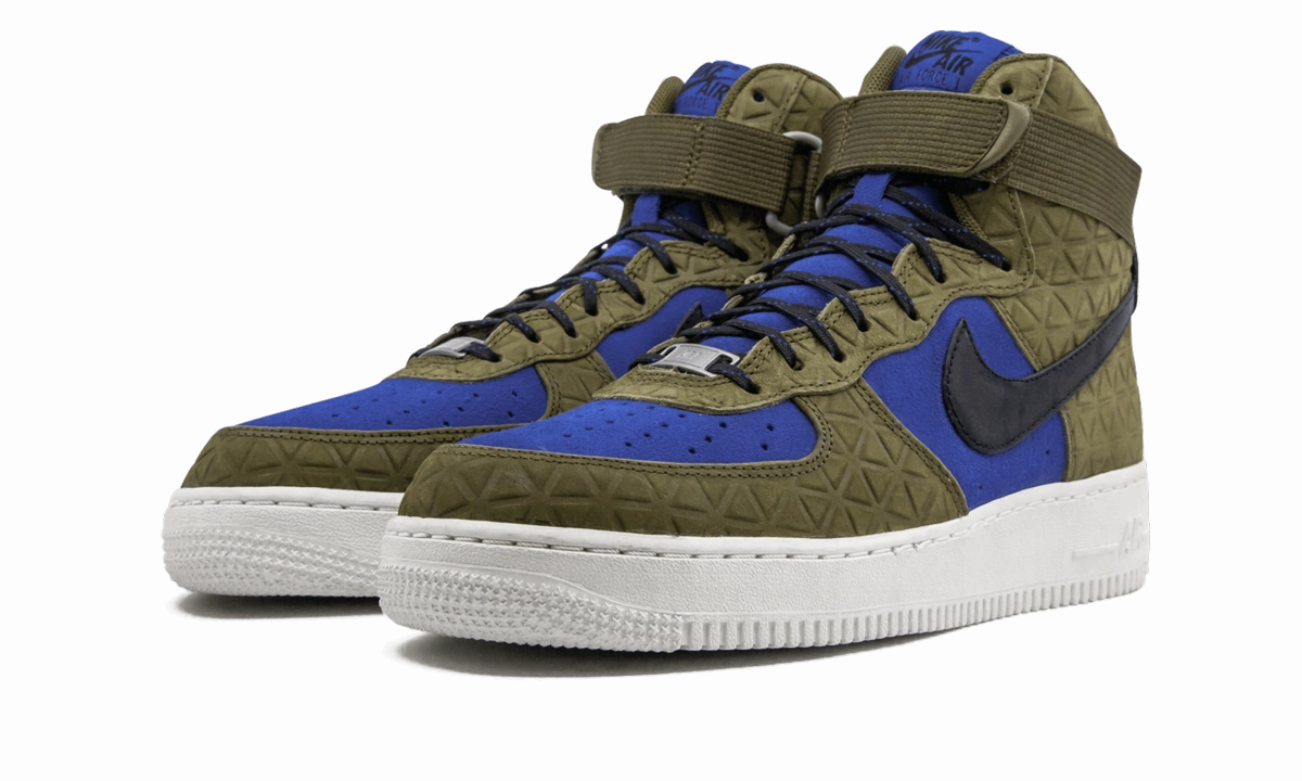 Buckle Design AIR FORCE 1 HI PRM SUEDE WMNS "Olive Flak"
