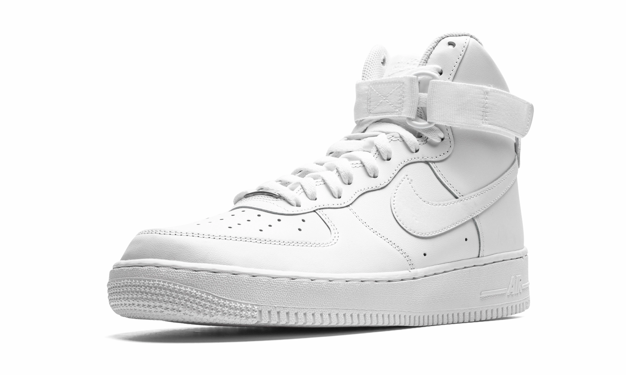 Air Force 1 High '07 "Triple White" Alley Walk cushioned collar