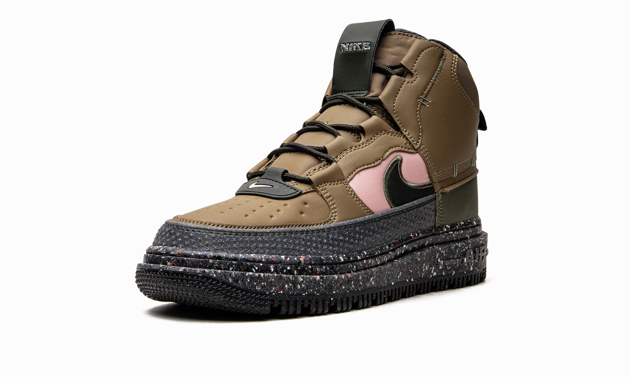 Silver Glow Air Force 1 High Boot NN "Brown Kelp"