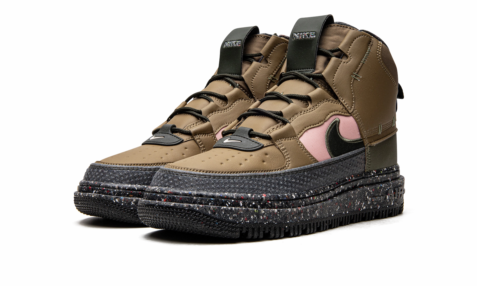 Air Force 1 High Boot NN "Brown Kelp" Lace Up Design AnkleSupport