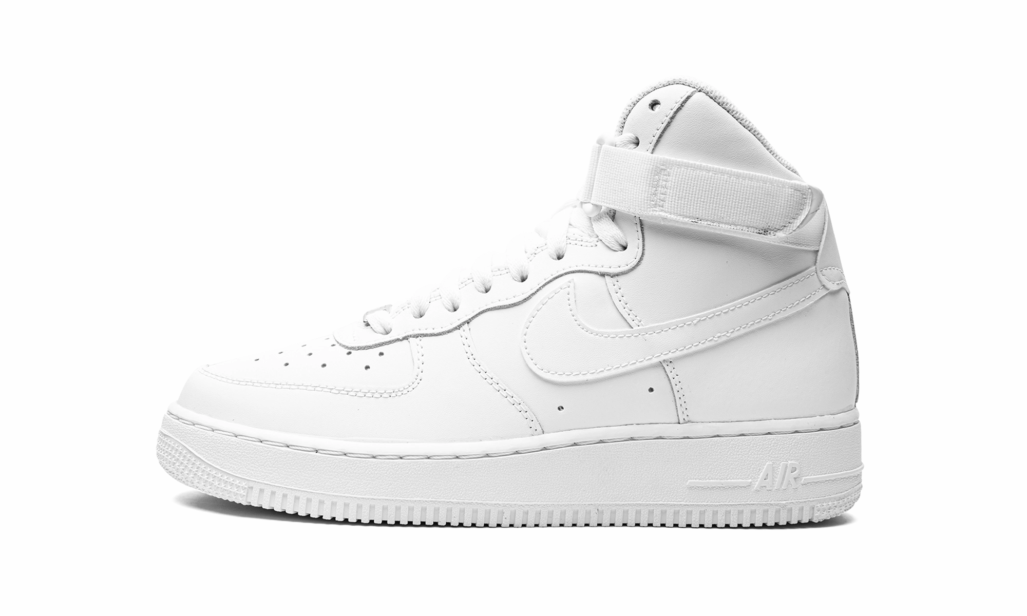 Stylish Fit Recycled fabric Air Force 1 High Le GS "Triple White"