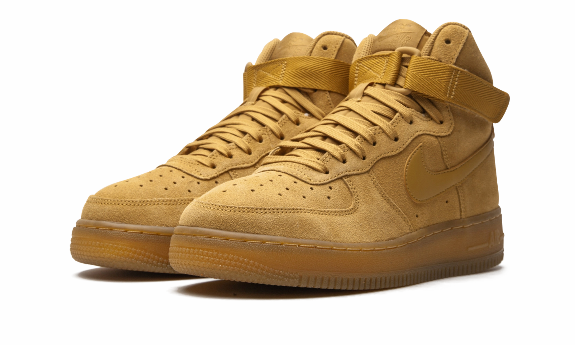Air Force 1 High LV8 GS "Wheat" Square Toe Design Work Break