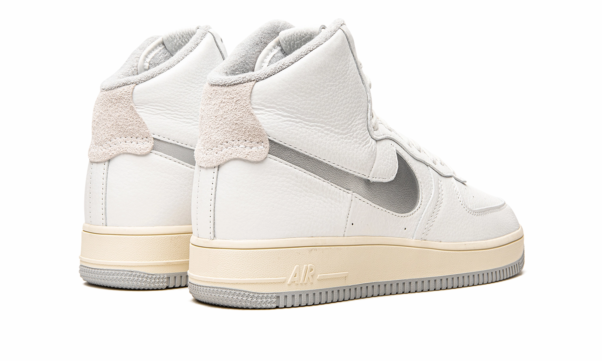 AIR FORCE 1 HIGH SCULPT MNS WMNS "White / Silver" Indoor Ready Fit Feel