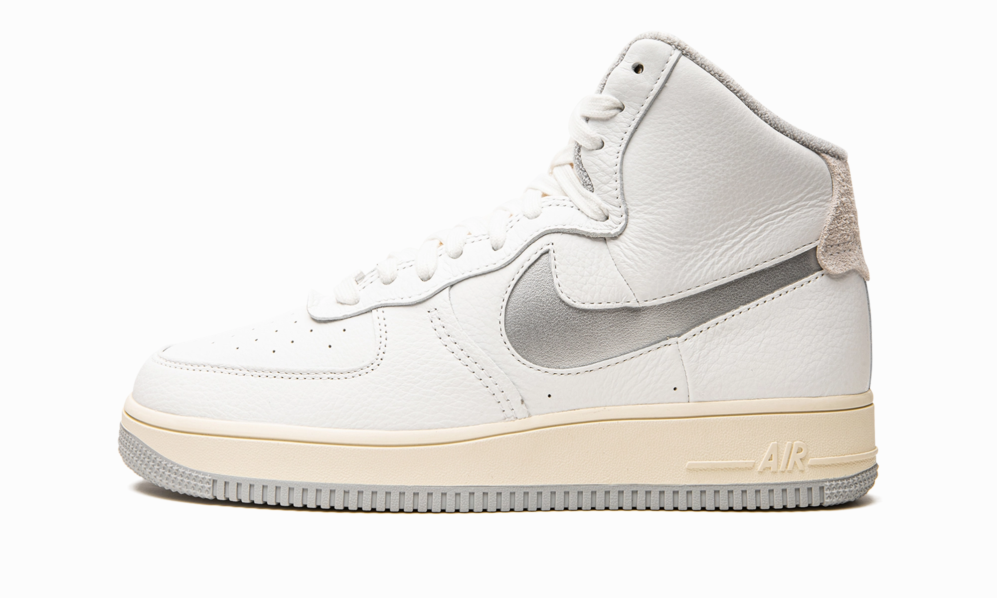 AIR FORCE 1 HIGH SCULPT MNS WMNS "White / Silver" Uni Life