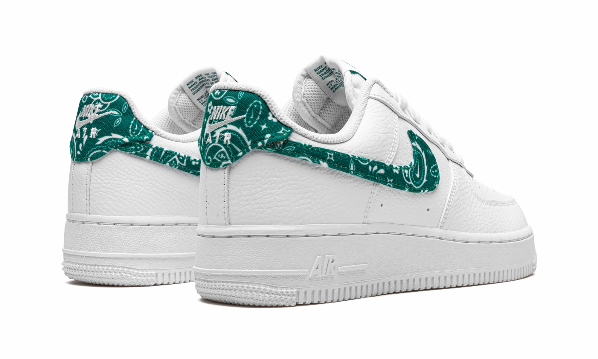 AIR FORCE 1 LO '07 ESSEN MNS WMNS "Green Paisley" Weight Balance Street Mood