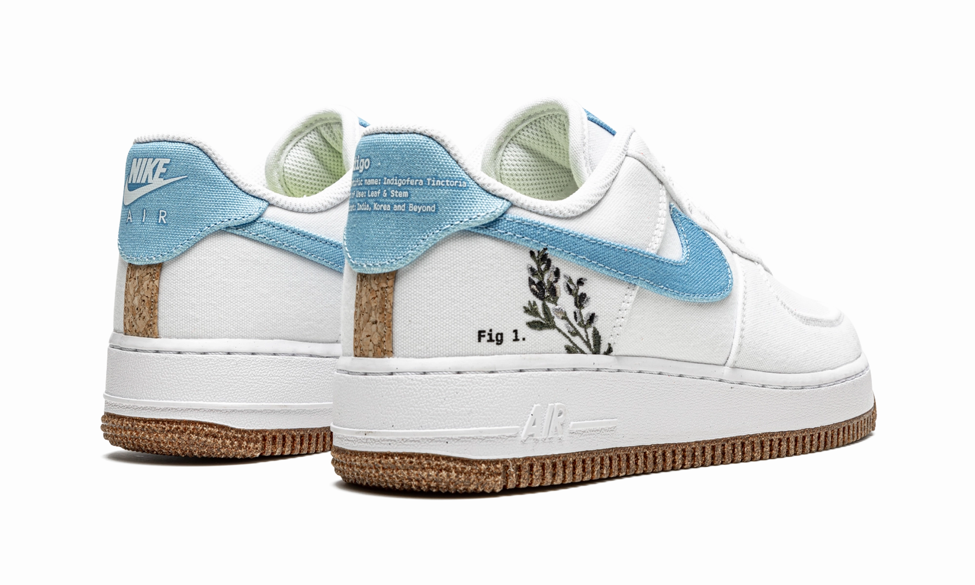AIR FORCE 1 LO '07 MNS WMNS "Indigo" Classic Comfort
