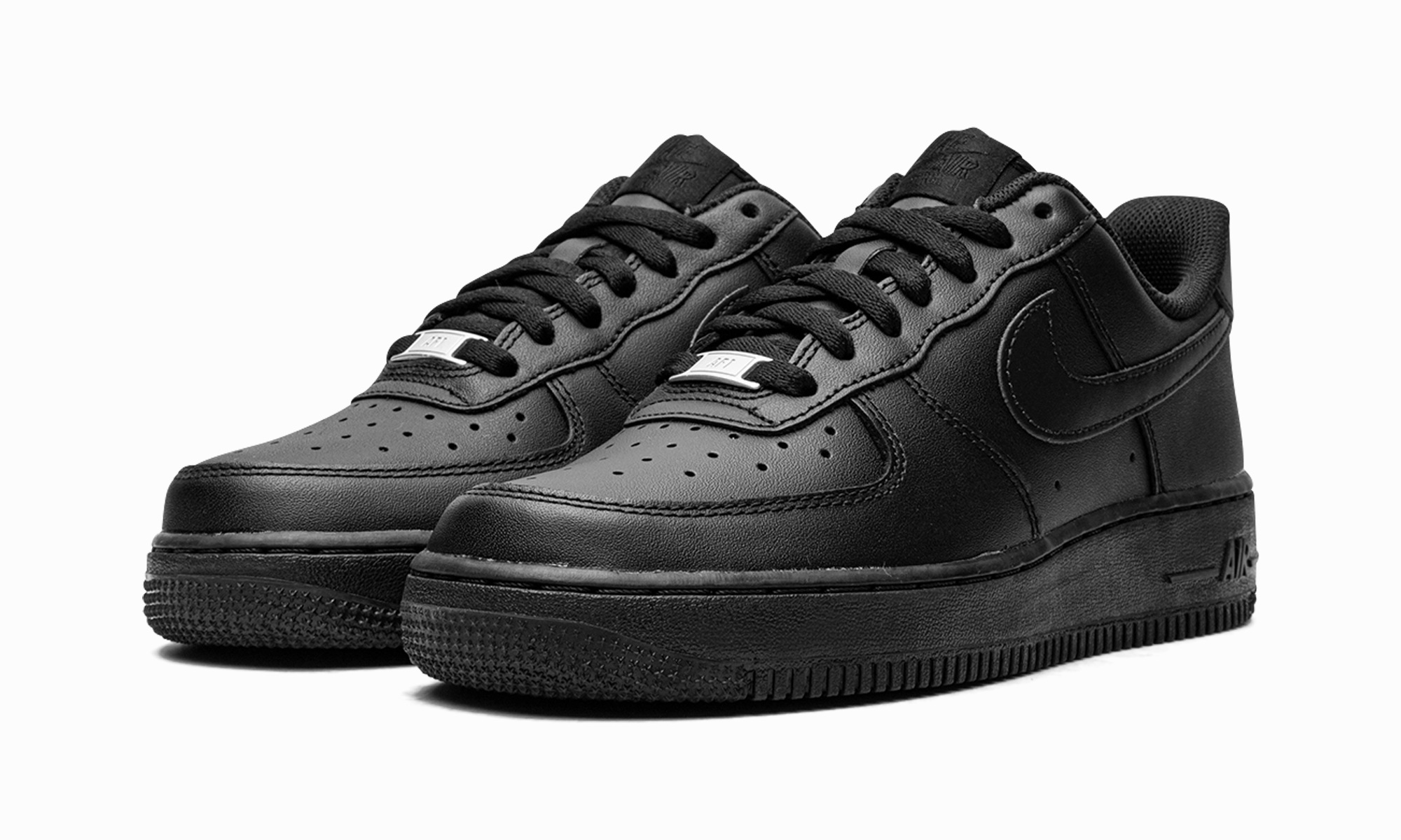 Elastic Material All Comfort AIR FORCE 1 LO '07 MNS WMNS "Triple Black"