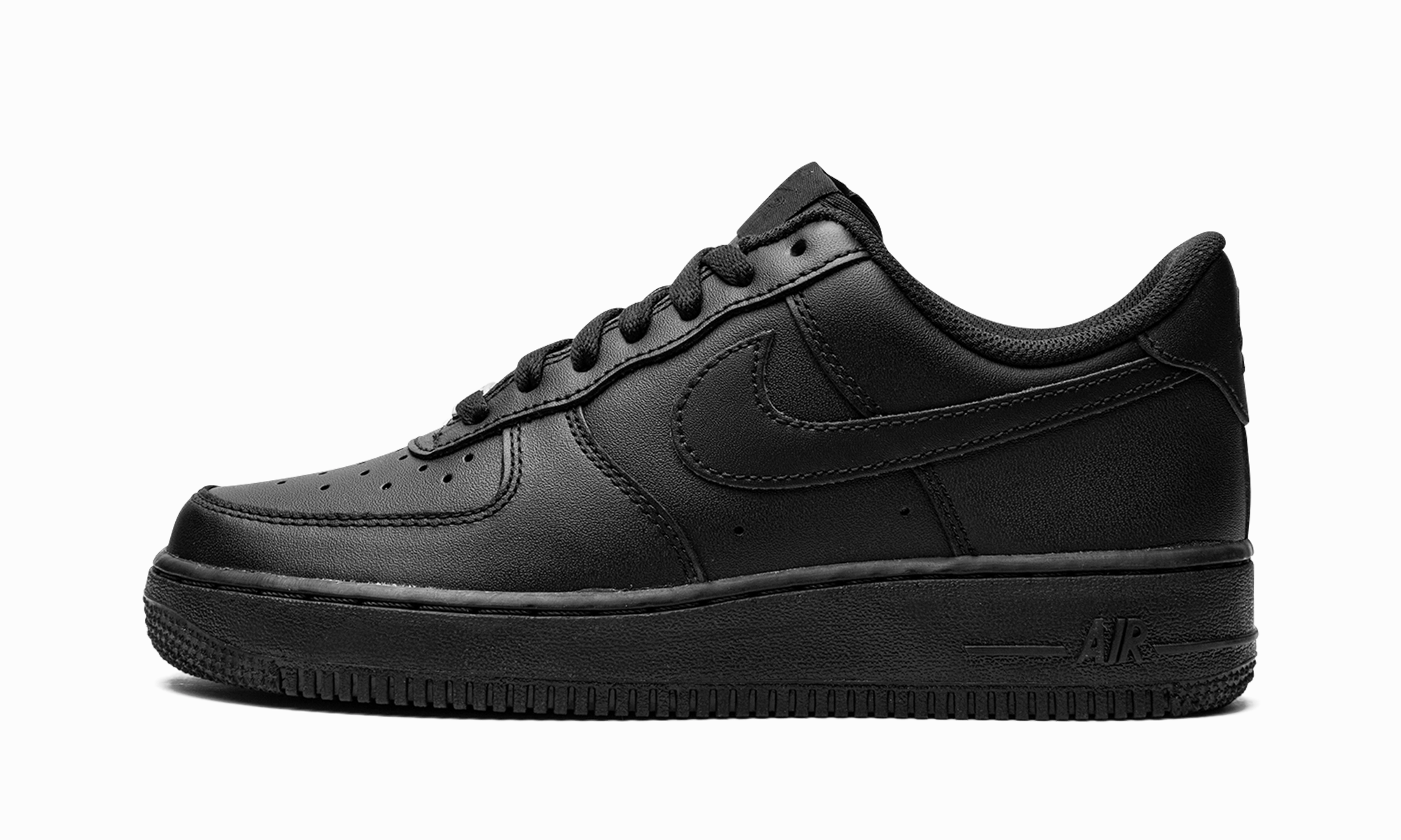 AIR FORCE 1 LO '07 MNS WMNS "Triple Black" Smart Steps Breath Zones