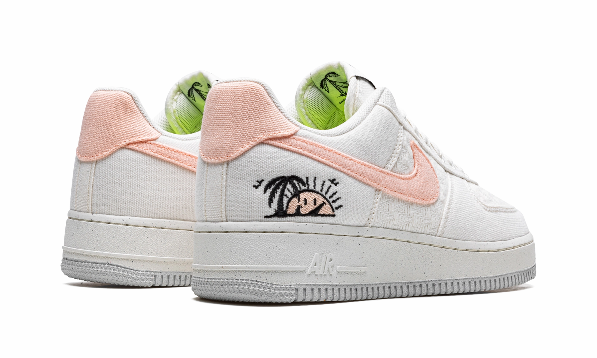 AIR FORCE 1 LO '07 SE MNS WMNS "Next Nature - Sun Club" Foot Vent PU material