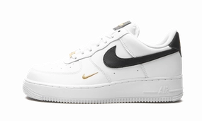 AIR FORCE 1 LO ESSENTIAL MNS WMNS "White / Black / Gold" Clean Fit