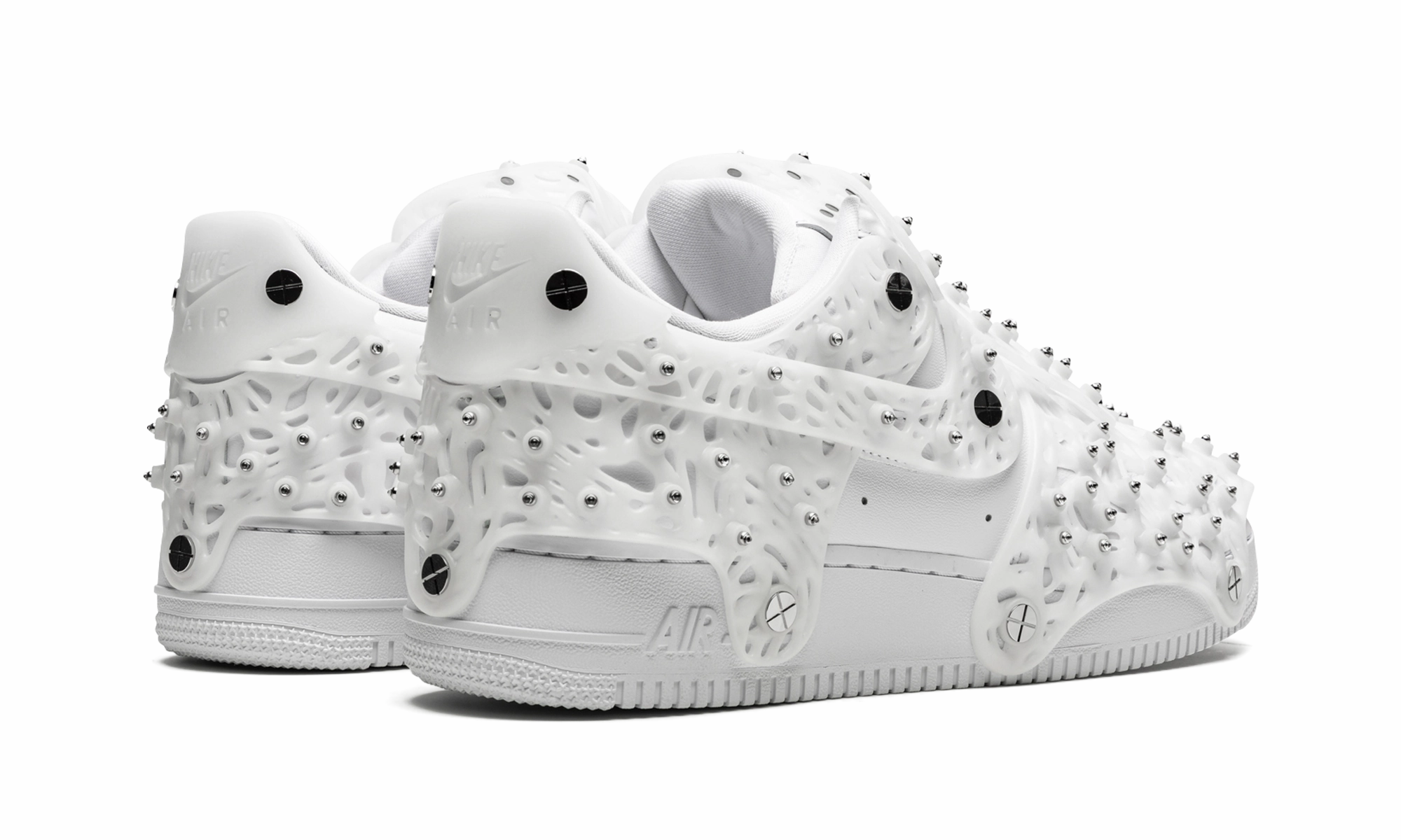 mesh ventilation AIR FORCE 1 LO LXX MNS WMNS "Swarovski Retroreflective Crystals White"