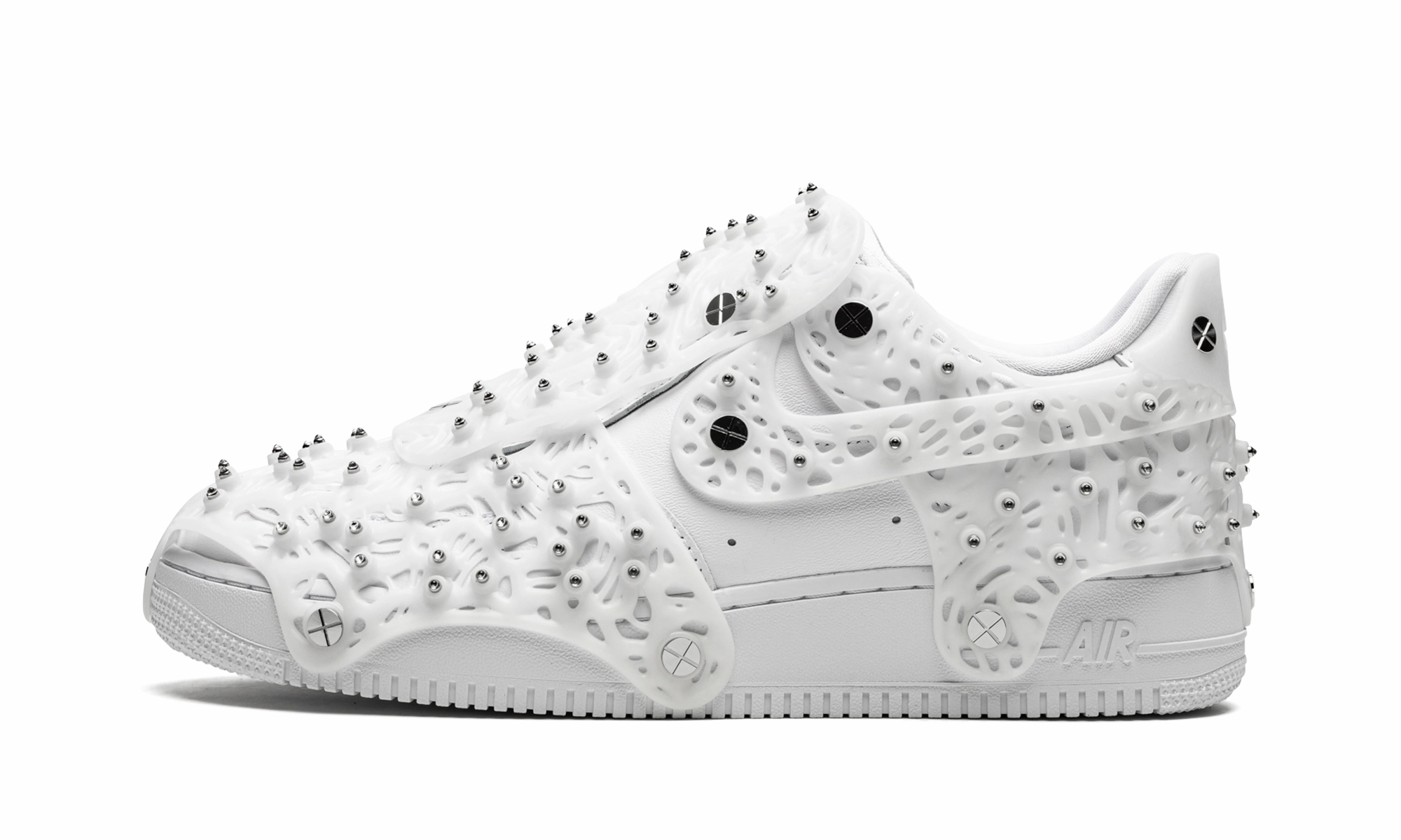 Total Comfort Smart Style AIR FORCE 1 LO LXX MNS WMNS "Swarovski Retroreflective Crystals White"