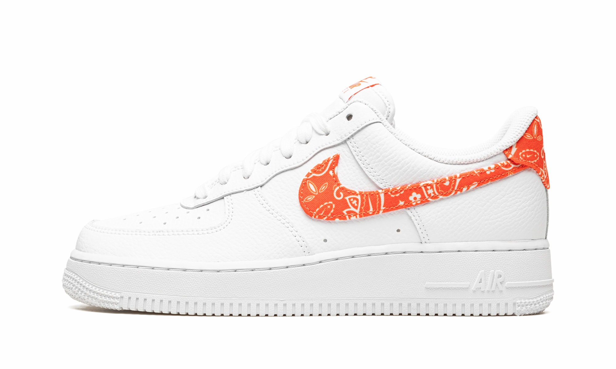 AIR FORCE 1 LO MNS WMNS "Orange Paisley" Comfort Straps Fashion Appeal