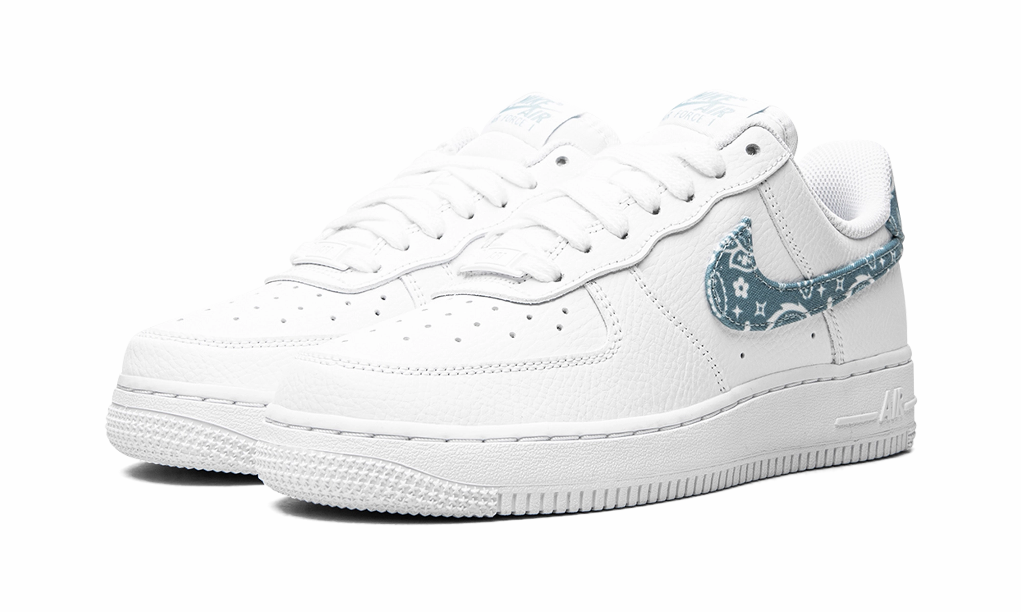 AIR FORCE 1 LO MNS WMNS "Paisley - Worn Blue" Neutral Look High-Quality Shoes