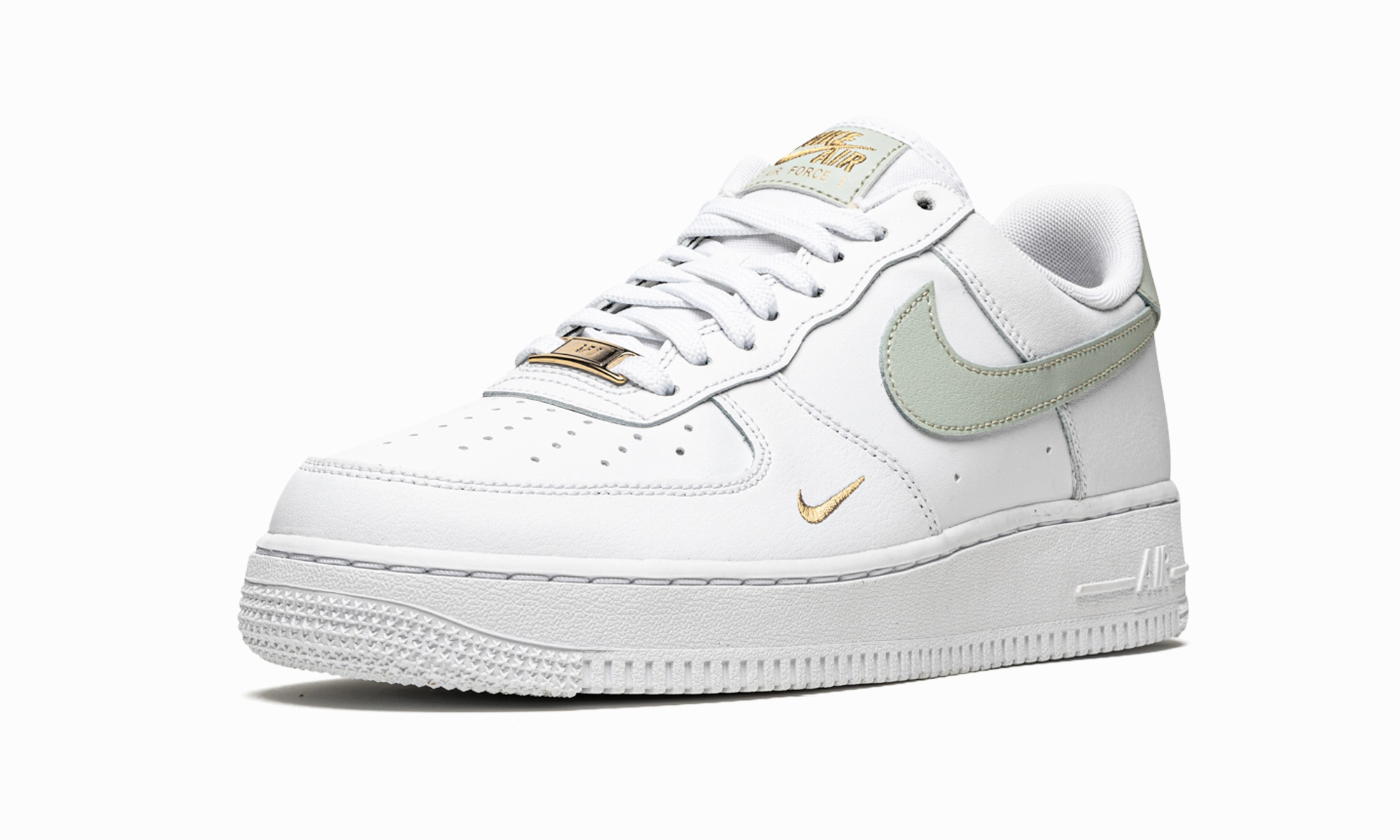 Slim Shape on the road AIR FORCE 1 LO MNS WMNS "White / Grey / Gold"