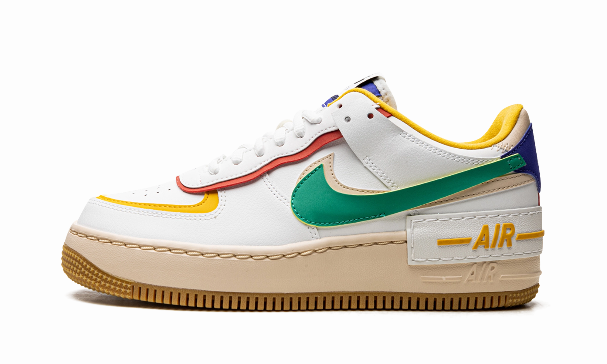 Earth Brown AIR FORCE 1 LO SHADO MNS WMNS "Summit White Neptune Green"