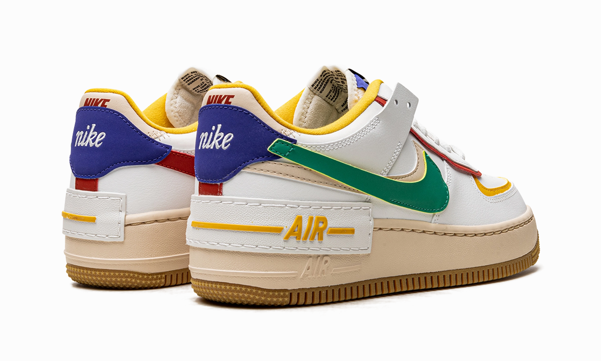 AIR FORCE 1 LO SHADO MNS WMNS "Summit White Neptune Green" Bright Hike