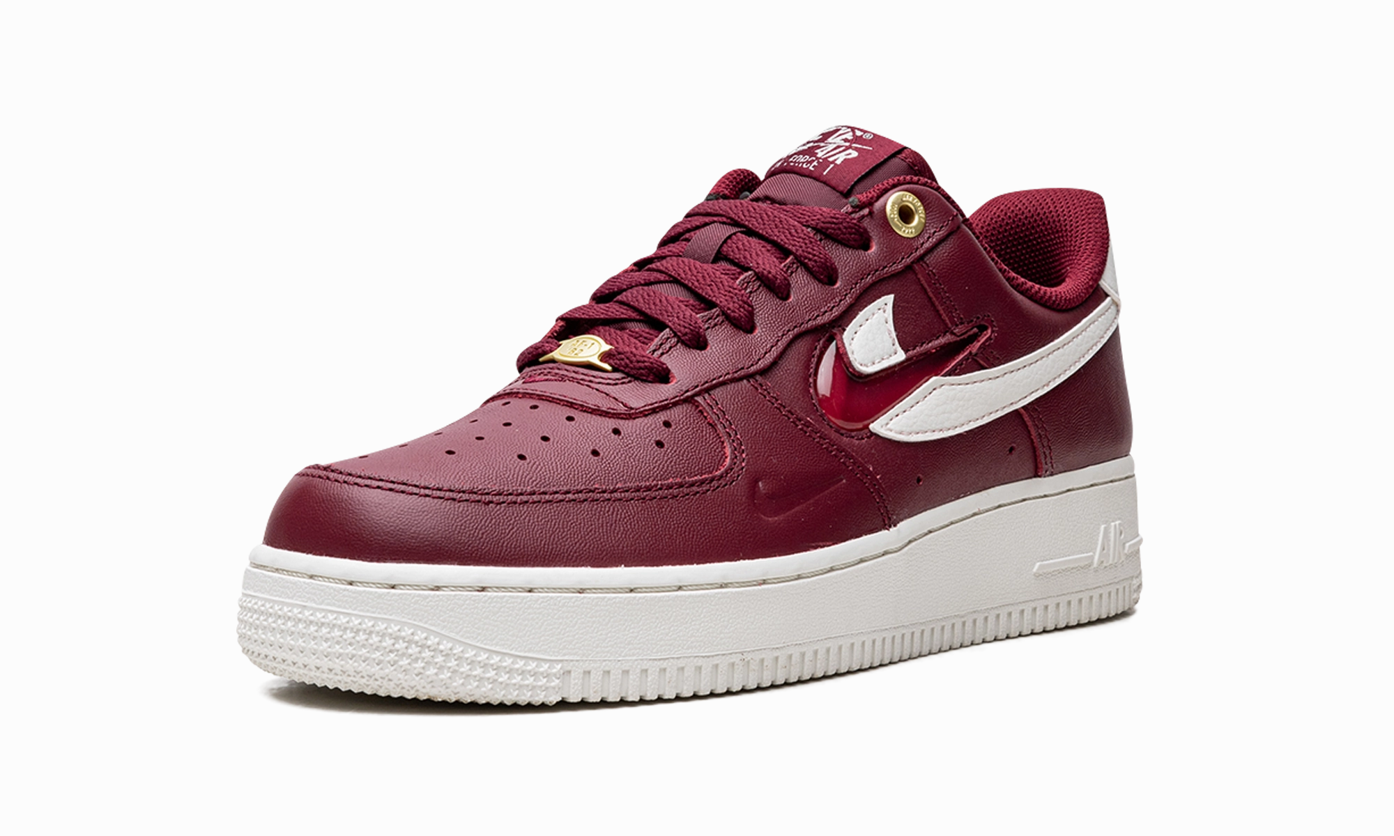 Earth Brown AIR FORCE 1 LO WMNS "Logo Pack - Deep Red"